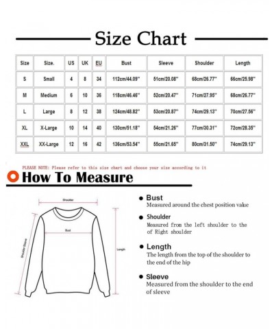 Women Oversized Pullover Sweatshirts Crewneck Sweater Y2K Trendy Witner Fall Hoodie Fashion Outfits Clothes 2023 J01-brown $1...