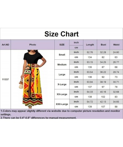 Womens Maxi Dresses Long Sleeve Floral Printed Casual V Neck Loose Party Dress Fall Color11337-3 $19.74 Dresses