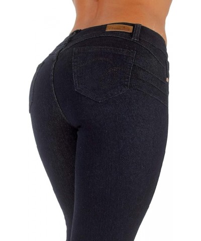 Plus/Junior Size Colombian Design High Waist Butt Lift Levanta Cola Skinny Jeans Black (K519) $18.70 Jeans