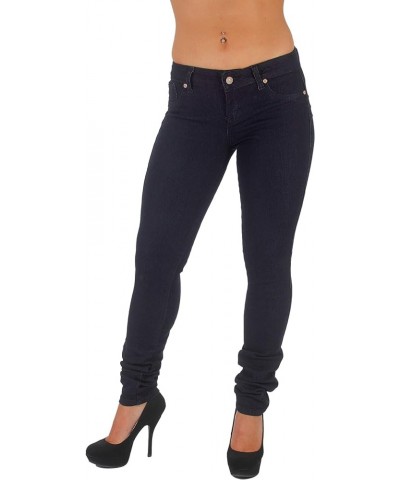 Plus/Junior Size Colombian Design High Waist Butt Lift Levanta Cola Skinny Jeans Black (K519) $18.70 Jeans