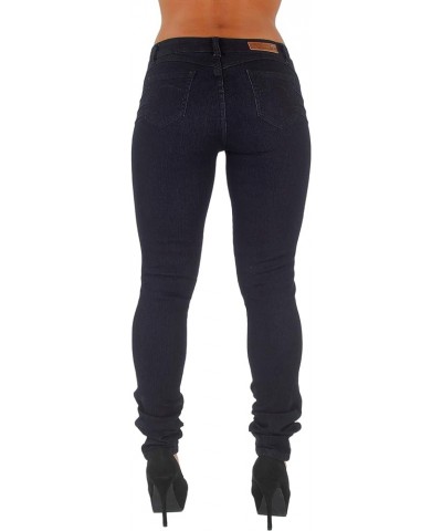 Plus/Junior Size Colombian Design High Waist Butt Lift Levanta Cola Skinny Jeans Black (K519) $18.70 Jeans