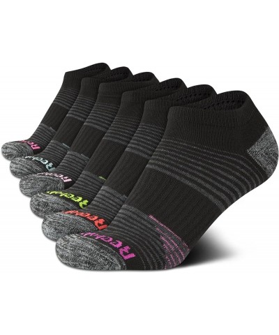 Women's Athletic Socks - Performance Cushioned Low Cut Socks (6 Pack) Black 4-10 $10.50 Activewear