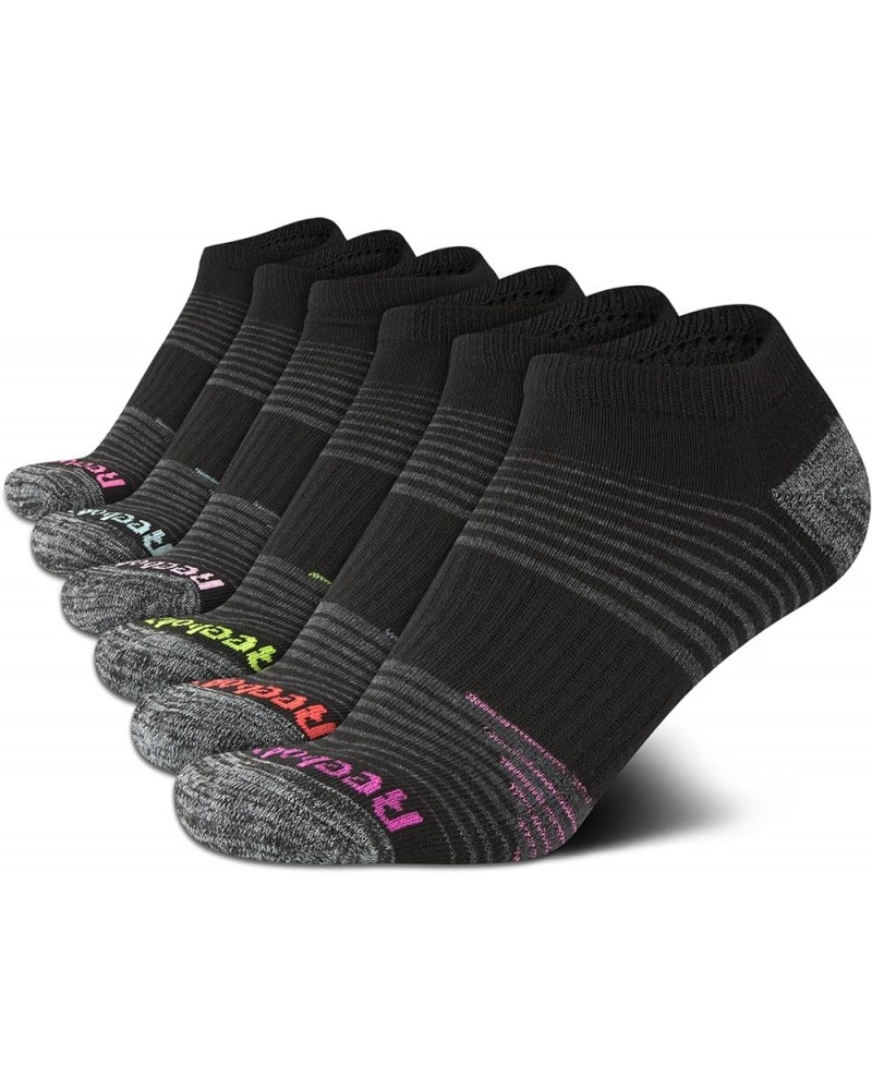 Women's Athletic Socks - Performance Cushioned Low Cut Socks (6 Pack) Black 4-10 $10.50 Activewear