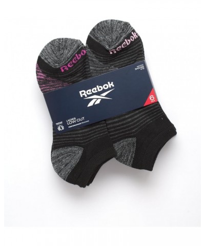 Women's Athletic Socks - Performance Cushioned Low Cut Socks (6 Pack) Black 4-10 $10.50 Activewear