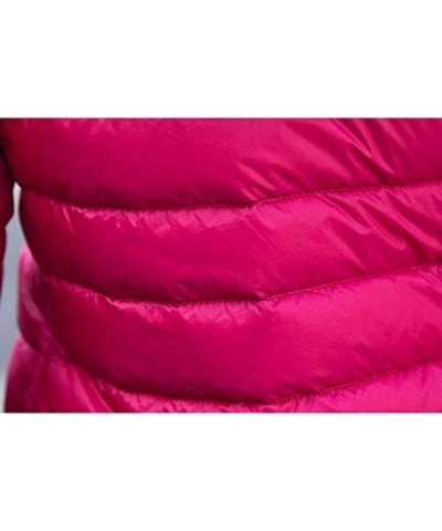 Women's Jacket Down Coat Ultra Light Down Jacket Lightweight Warm Windproof Green $18.54 Jackets