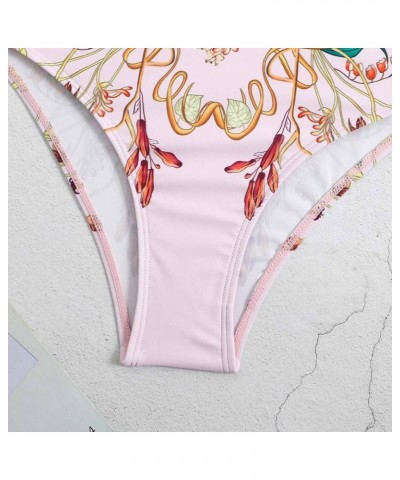 Women Swimwear Two Piece Set Swim Dress Tops Vintage Print Swimsuit Monokini Bikini Set Sexy - 17 $16.91 Swimsuits