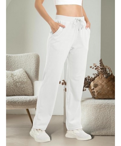 Women's Casual Jogger Pants Velour Sweatpants Fleece Running Workout Lounge Velvet Pants Outfit Creamy White $17.38 Activewear