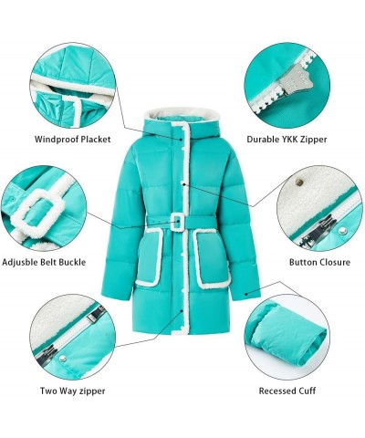 Mary Women's Short Down Puffer Coat Jacket | Thicken | 750+ Fill Power Green $58.74 Jackets