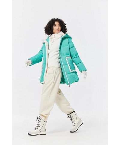 Mary Women's Short Down Puffer Coat Jacket | Thicken | 750+ Fill Power Green $58.74 Jackets