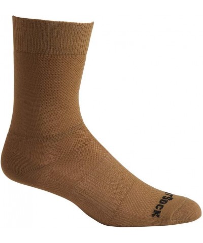 Coolmesh II Crew Blister Free Socks-Light & Breathable Double Layered/Unisex/Durable & Dry/Athletes & Travel Coyote Brown $10...