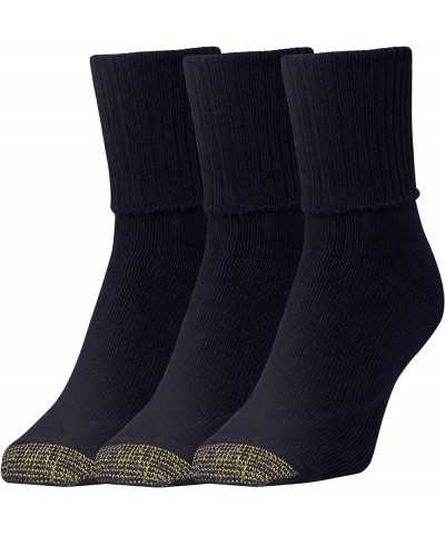 Gold Toe Women's Bermuda Socks, 3-Pairs Black $10.46 Socks