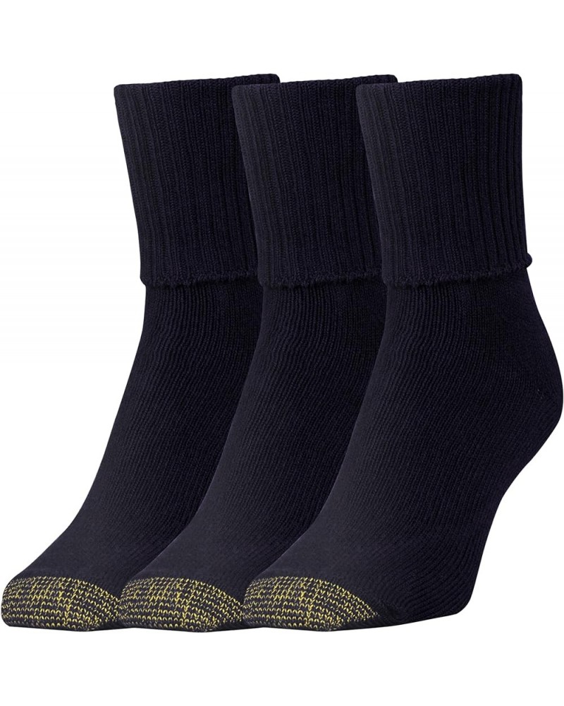 Gold Toe Women's Bermuda Socks, 3-Pairs Black $10.46 Socks