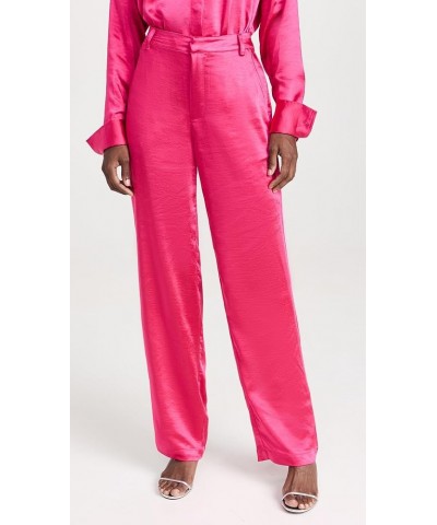 Women's Washed Satin Pants Love Potion007 $27.44 Pants