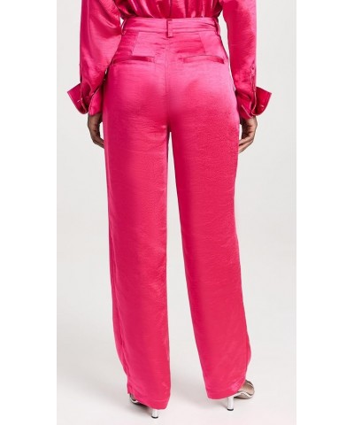 Women's Washed Satin Pants Love Potion007 $27.44 Pants