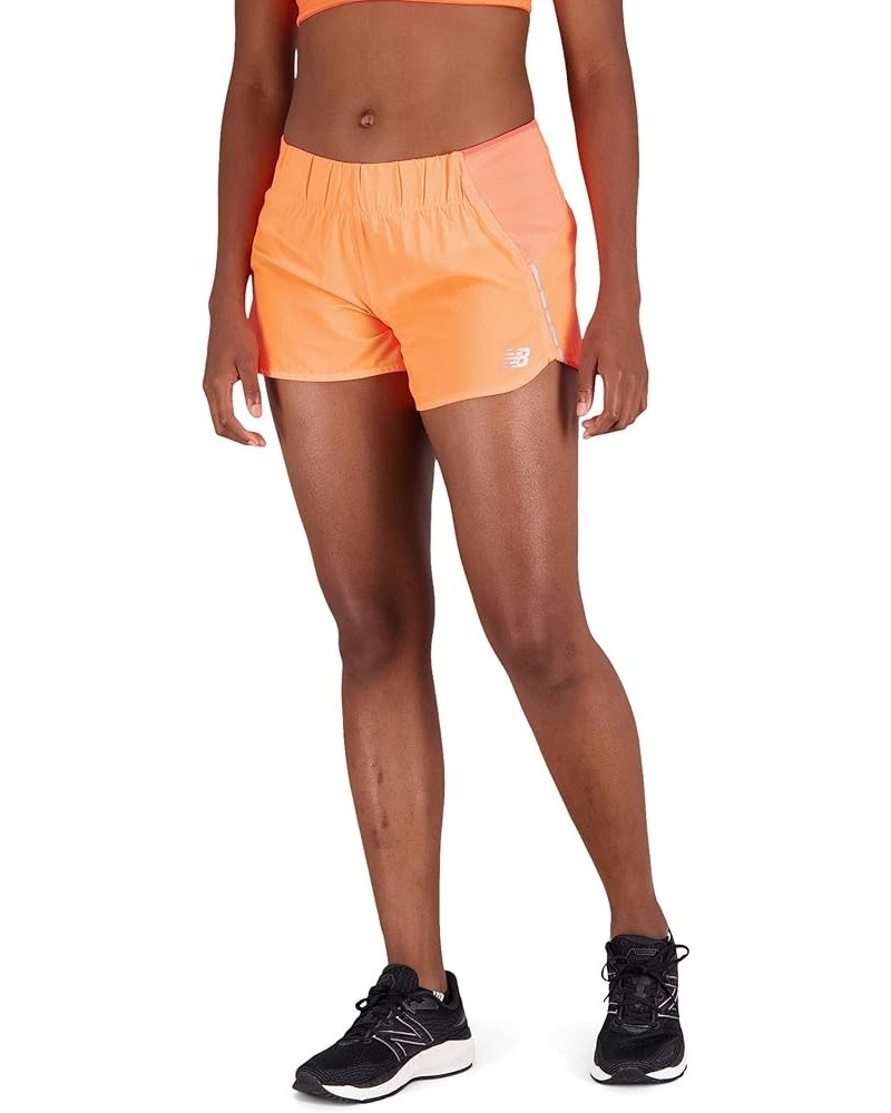 Women's Impact Run 3 Inch Short 22 Neon Dragonfly $17.93 Shorts