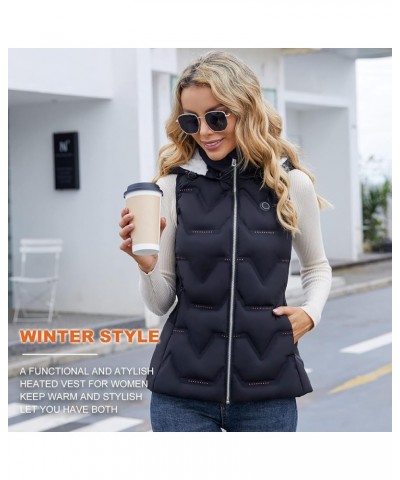 Heated Vest Women, Heated Down Vest with Battery Pack and 3 Heating Levels, Heating Vest Clothes for Outdoor With Hood $33.14...