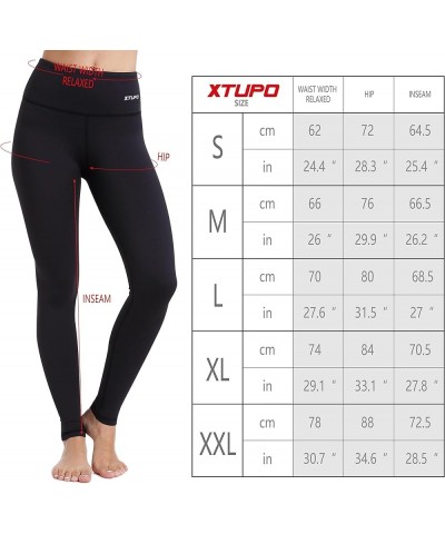 High Waist Yoga Leggings Ultra Soft&Slim Workout Pants 4 Way Stretch Fabric Yoga Pants-black $12.47 Leggings