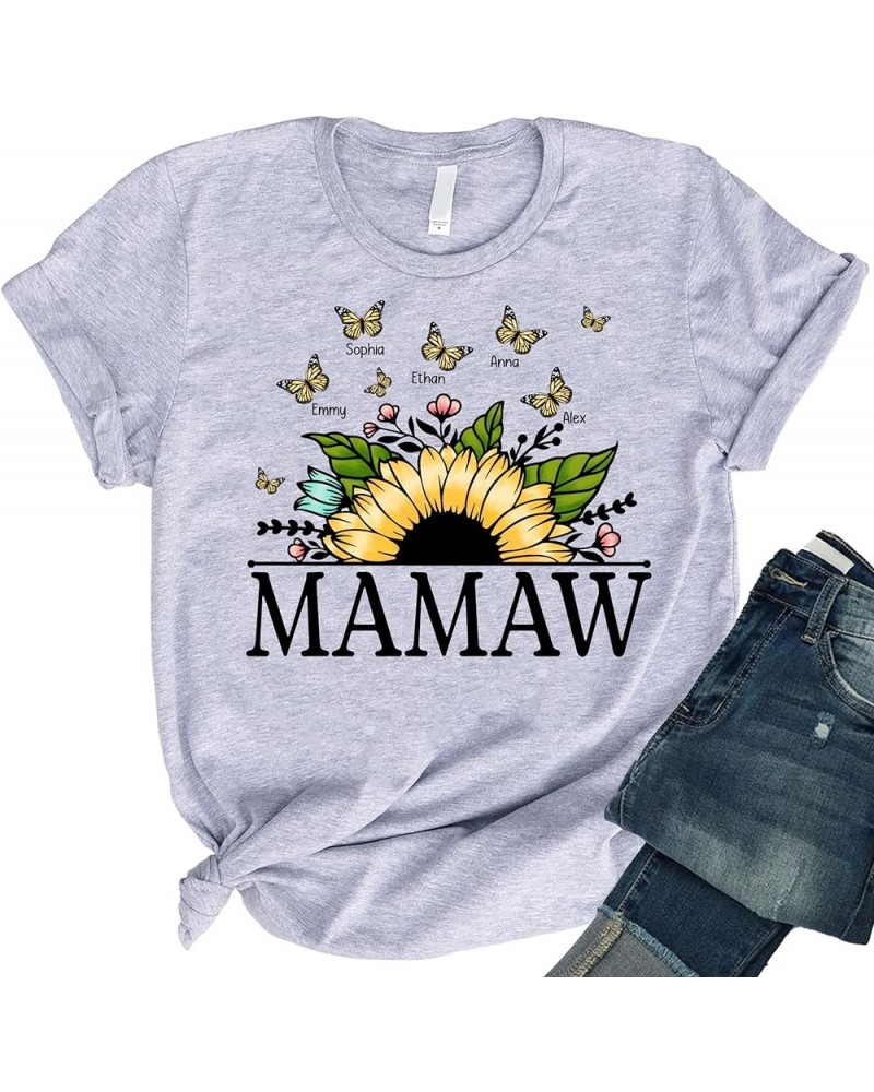 Personalized Grandma Christmas Sweatshirt Custom Women Shirt for Mommy Mom T-Shirt Hoodie S-4XL 10 Mamaw $17.07 T-Shirts