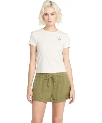 Women's Sunday Strut Elastic Waist Short Moss $10.56 Jackets