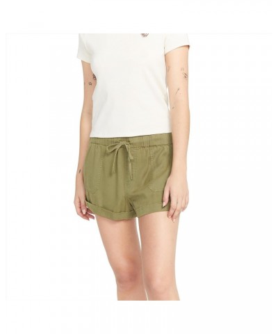 Women's Sunday Strut Elastic Waist Short Moss $10.56 Jackets