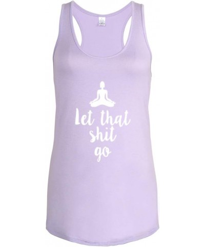 Tank Tops for Women-Womens Funny Saying Fitness Workout Racerback Tank Tops Sleeveless Shirts Pruple/W $10.32 Activewear