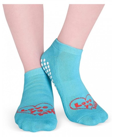 Sticky Grip Socks for Barre, Pilates, Lagree, Yoga, Dance Non Slip Women's Socks Love Yo Self $8.80 Socks