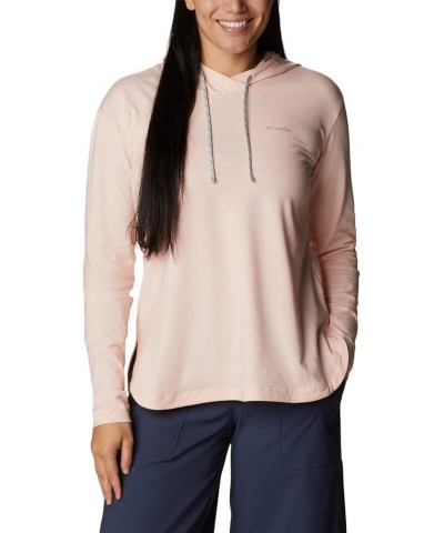 Women's Sun Trek Hooded Pullover Peach Blossom Heather $24.60 Activewear