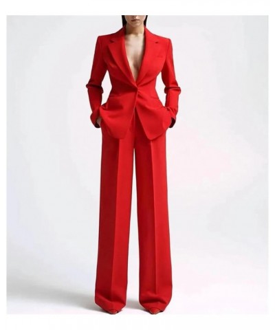 Formal Women Suits Office Slim Fit Ladies 2 Pcs Blazer Pants Set Lady Business Work Wear Party Dress Mint En8 $48.14 Suits