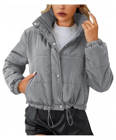 Winter Coat Women Coats for Women Plus Size Warm Shacket Puffer Jackets Winter Jacket Womens Woman's Coat Down Coats 39gray_b...