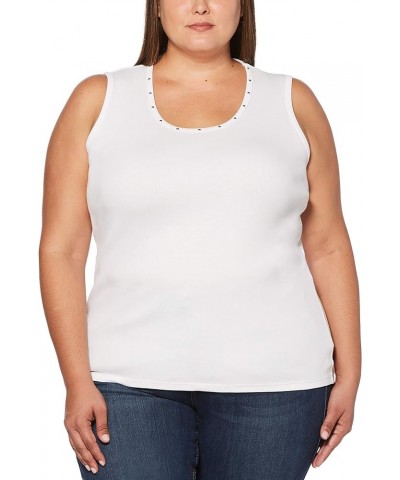 Women's Plus Size Heat Set Tank White $7.30 Tanks