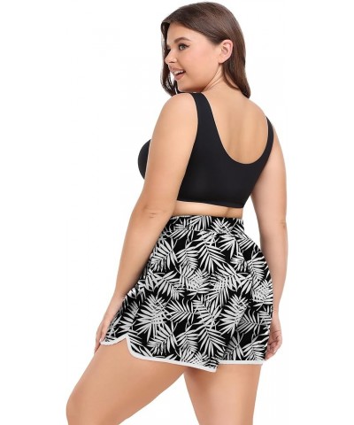 Womens Plus Size Beach Shorts Quick Dry Drawstring Board Shorts Swim Shorts with Pockets Floral a $11.00 Swimsuits