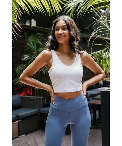 Everyday Cloud Support Crop Tank with Built-in Bra Camo Black $12.43 Tanks