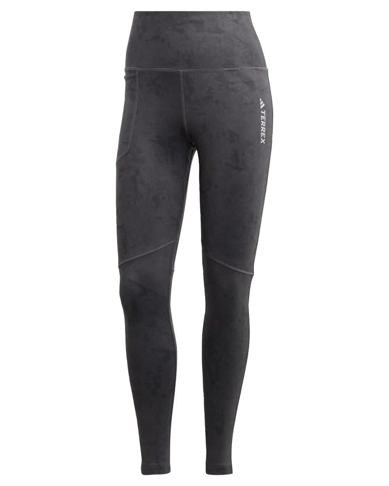 Women's Terrex Multi All Over Print Tights Grey $21.38 Activewear