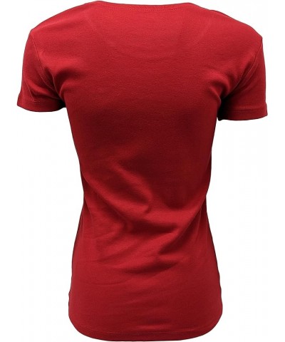 Women's Performance Cotton T-Shirt – Lightweight Graphic Tees Red $13.75 T-Shirts