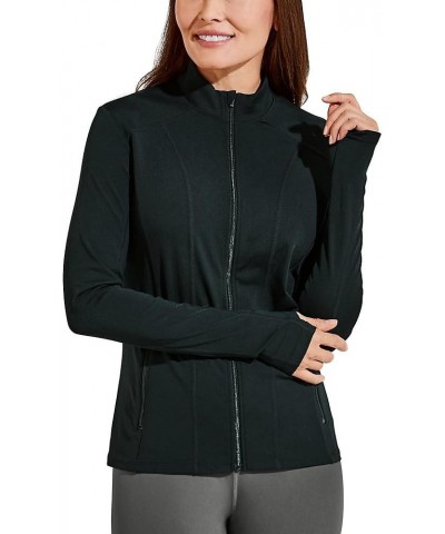 UPF 50+ Women's Malawi Swim Jacket - Sun Protective Black $34.32 Swimsuits