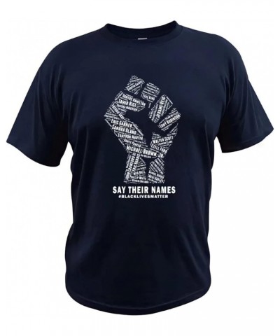 Men's T-Shirts Say Their Names-navy Blue $13.42 T-Shirts