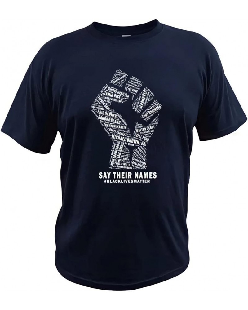 Men's T-Shirts Say Their Names-navy Blue $13.42 T-Shirts