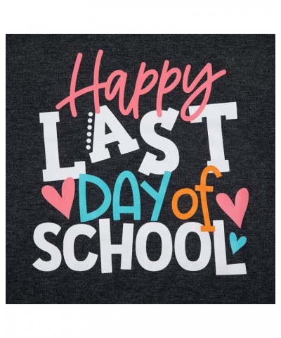 Last Day of School Teacher Shirt Funny Teacher Tshirts Teachers Day Tees Teacher Life Casual Tops Grey1 $10.43 T-Shirts