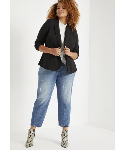 Women's Plus Size Ali Blazer Black $18.45 Blazers