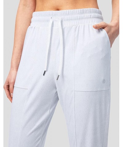 Women's Jogger Pants High Waisted Athletic Sweatpants Drawstring Lounge Joggers for Women with Pockets Heather White $18.69 P...