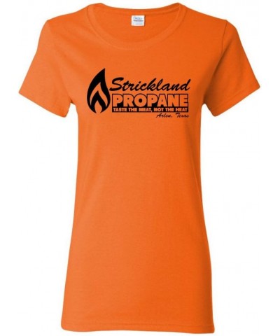 Strickland Propane King of The Hill Womens T-Shirts Orange $9.90 T-Shirts