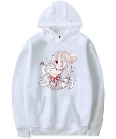 Mafumafu New 2D Hoodie Sweatshirt Logo Cool Clothing Fashion Women Men Pullovers Harajuku White-2 $14.70 Hoodies & Sweatshirts