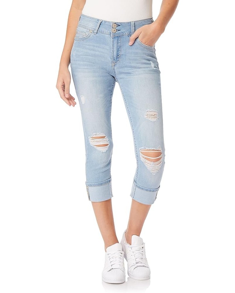 Women's Luscious Curvy 23.5'' Crop Mid-Rise Insta Stretch Juniors (Standard and Plus) Cina $15.54 Jeans