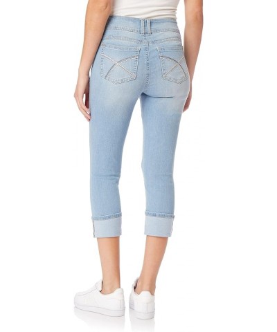 Women's Luscious Curvy 23.5'' Crop Mid-Rise Insta Stretch Juniors (Standard and Plus) Cina $15.54 Jeans