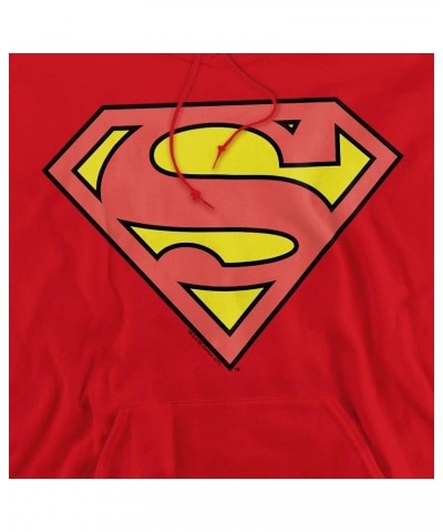 Classic Superman Classic Logo Pull-Over Hoodie Sweatshirt & Stickers Red $25.75 Hoodies & Sweatshirts