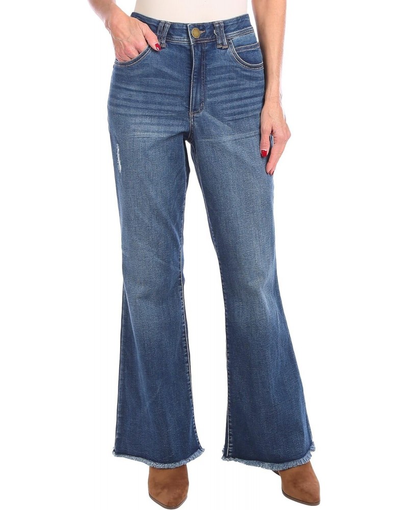 Women's Itty Bitty Jean, Out There Flare Blue, 8 $41.24 Jeans