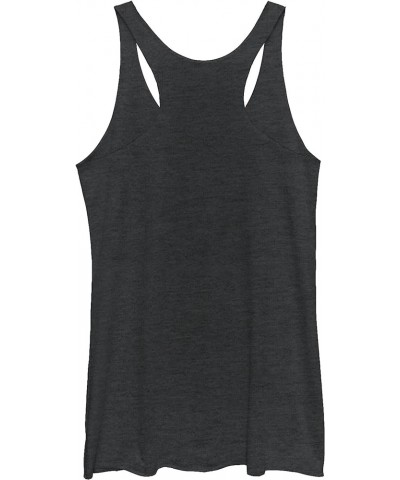 Classic Mickey Crew Crop Women's Racerback Tank Top Black Heather $13.19 Tanks