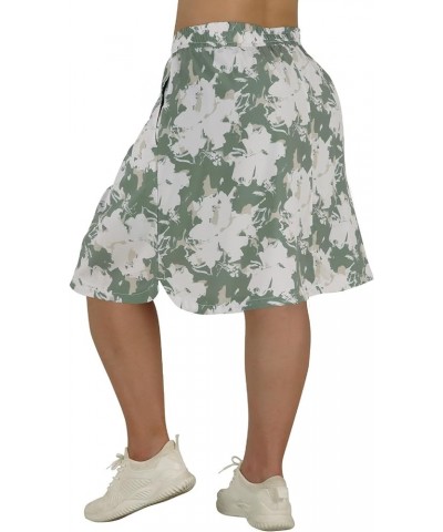 Women Plus Size Skorts Skirts Knee Length Running Skirts for Women with Pockets Beige Camo $18.04 Activewear