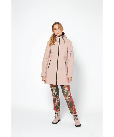 Women's Classic RAIN 07 Water Resistant Raincoat Adobe Rose $162.43 Coats