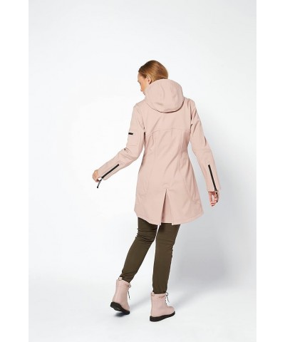 Women's Classic RAIN 07 Water Resistant Raincoat Adobe Rose $162.43 Coats